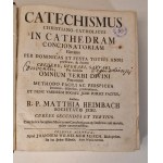 CATECHISMUS CHRISTIANO-CATHOLICUS IN CATHEDRAM CONCIONATORIAM Elevatus PER DOMINICAS ET FESTA TOTIUS ANNI praedieans, & docens CREDERE, OPERARI, SALVARI...1748