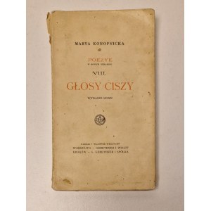 KONOPNICKA Marya - GŁOSY CISZY