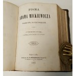 MICKIEWICZ Adam - PISMA Svazek I-VIII KOMPLETNÍ Wyd.Merzbacha 1858 Tu m.in První vydání PAN MICHAEL na polské půdě