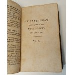 DZIENNIK PRAW Nr.1 1810 USTAWA KONSTYTUCYJNA XIĘSTWA WARSZAWSKIEGO