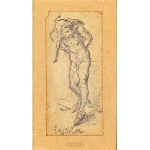 Jan Matejko (1838-1893), Jester - Goose , 1863
