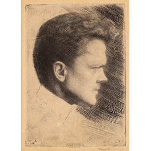 Józef Pankiewicz (1866-1940), Autoportrét , 1900-1901