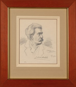 Wlastimil Hofman (1881-1970), Portret malarza Juliusa Maraka