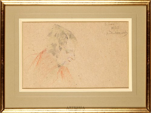 Jacek Malczewski (1854-1929), Portret kobiety , 1927