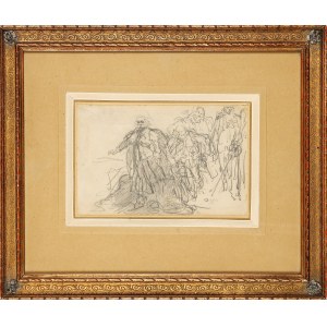 Jan Matejko (1838-1893), Sketch for Rejtan , ca. 1866