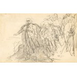 Jan Matejko (1838-1893), Sketch for Rejtan , ca. 1866