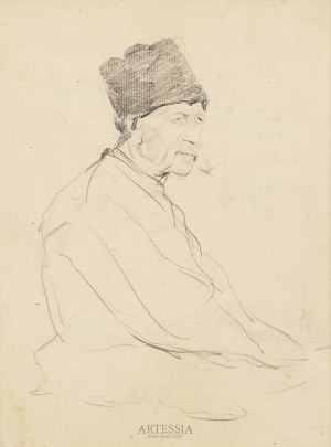 Leon Wyczółkowski (1852-1936), Studia portretowe chłopa