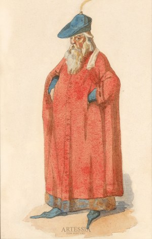 Henryk Rodakowski (1823-1894), Szlachcic Medyolanski , ok. 1839