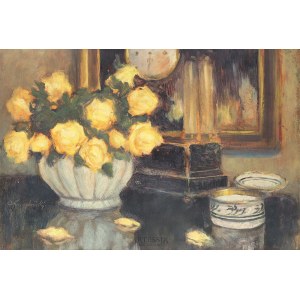 Alfons Karpinski (1875-1961), Roses jaunes