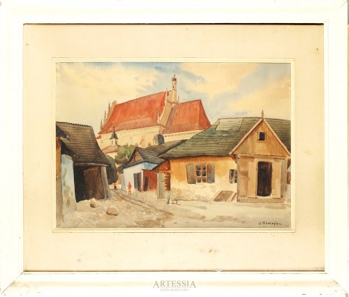 Władysław Skoczylas (1883-1934), Widok z Kazimierza nad Wisłą