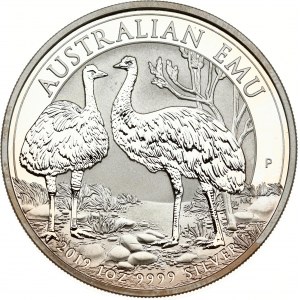 Australia 1 Dollar 2019 P Emu