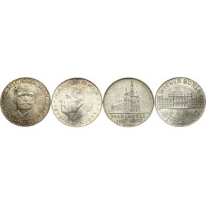 Austria 25 Schilling (1957-1973) Commemorative issue Lot of 4 Coins