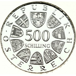 Austria 500 Schilling 1980 100th Anniversary of Austrian Red Cross