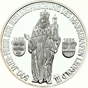 Austria 500 Schilling 1985 500th Anniversary - Canonization of Leopold III