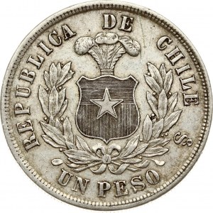 Chile 1 Peso 1882 So