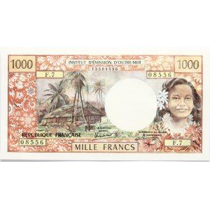 France Overseas French Polynesia 1000 Francs ND (1983)