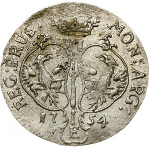 Prussia 6 Groscher 1754 E