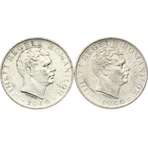 Romania 100 000 Lei 1946 Lot of 2 coins