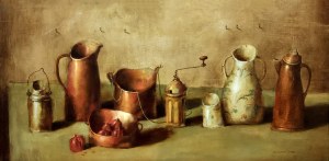Gennadiy Tishchenko, Martwa natura w pastelowych kolorach, 2006