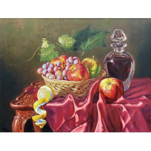 Wojciech Piekarski, Still life with a decanter, 2015