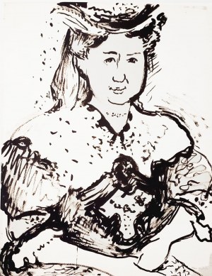 Henri Matisse (1869 - 1954), litografia, Bez tytułu (edycja 20/75)