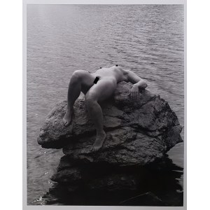 Thomas Scalf, Nude On Rock, 2017