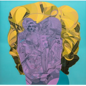 Szymon Ziarek (b. 1985), Skillful downplaying of the painting norm / Plastic surgery within the ego, 2022