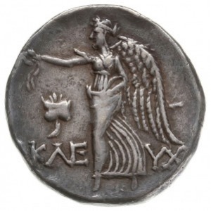 tetradrachma 183-175 pne, Magistrat Kleuch, Aw: Głowa A...