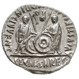 denar 2 pne-4 ne, Lugdunum (Lyon), Aw: Popiersie cesarz...