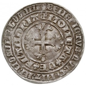 podwójny groot 1365-1384, mennica Gent lub Mechelen, Aw...