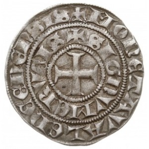 półgrosz (mały grosz) 1302-1303, mennica Valenciennes, ...