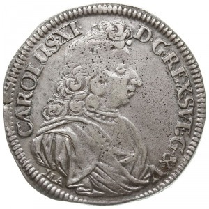 2/3 talara (gulden) 1689, Szczecin, odmiana napisu CARO...