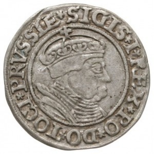 grosz 1535, Toruń, duże popiersie króla, PN.13-Dut.113