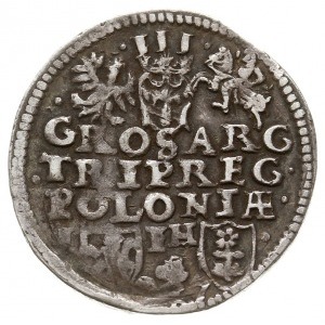 trojak 1597, Poznań, odmiana bez litery R w inicjale He...