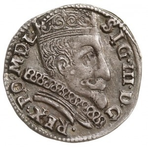 trojak 1598, Wilno, odmiana z większą głową króla, data...