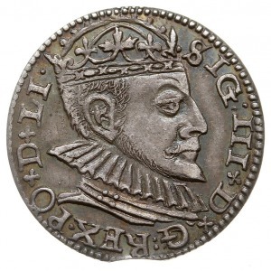 trojak 1590, Ryga, odmiana z dużą głową króla, Iger R.9...