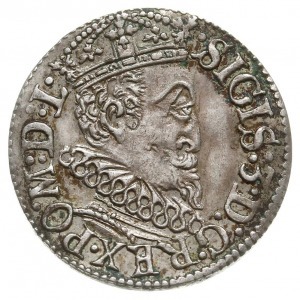 trojak 1619, Ryga, odmiana z małym popiersiem króla, Ig...