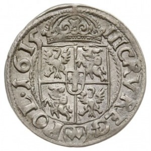 trzykrucierzówka 1615, Kraków, Kop. 887 (R1), dość ładn...