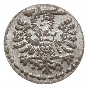 denar 1596, Gdańsk, duże cyfry daty, CNG 145.VII, wyśmi...