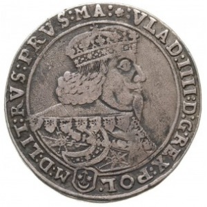 talar 1641, Bydgoszcz, Aw: Popiersie króla w prawo i na...