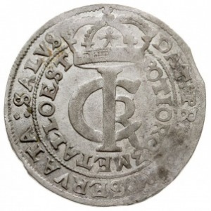 tymf (złotówka) 1663, Bydgoszcz, inicjały A-T (Andrzej ...