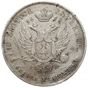 10 złotych 1820, Warszawa, srebro 30.89 g, Plage 23, Bi...