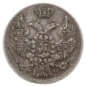 15 kopiejek = 1 złoty 1839, Warszawa, odmiana z kropką ...