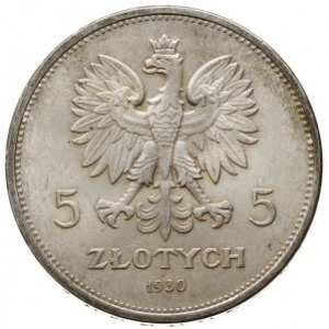 5 złotych 1930, Warszawa, 100 - lecie Powstania Listopa...