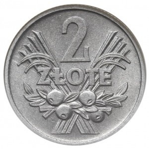 2 złote 1959, Warszawa, Parchimowicz 216.b, moneta w pu...