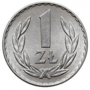 1 złoty 1949, Warszawa, Parchimowicz 212.b, aluminium, ...