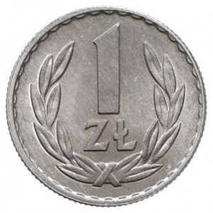 1 złoty 1966, Warszawa, Parchimowicz 213.c, aluminium, ...