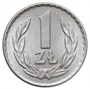 1 złoty 1968, Warszawa, Parchimowicz 213.e, aluminium, ...