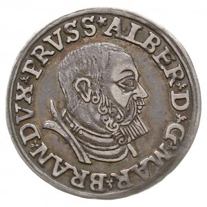trojak 1535, Królewiec, odmiana z napisem PRVSS, Iger P...