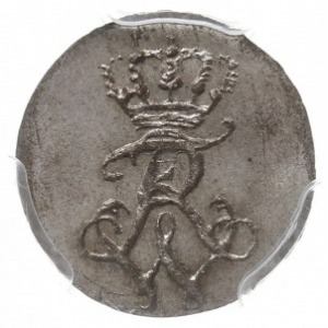 1 gröschel 1808, Kłodzko, Aw: Monogram, Rw: Nominał i d...